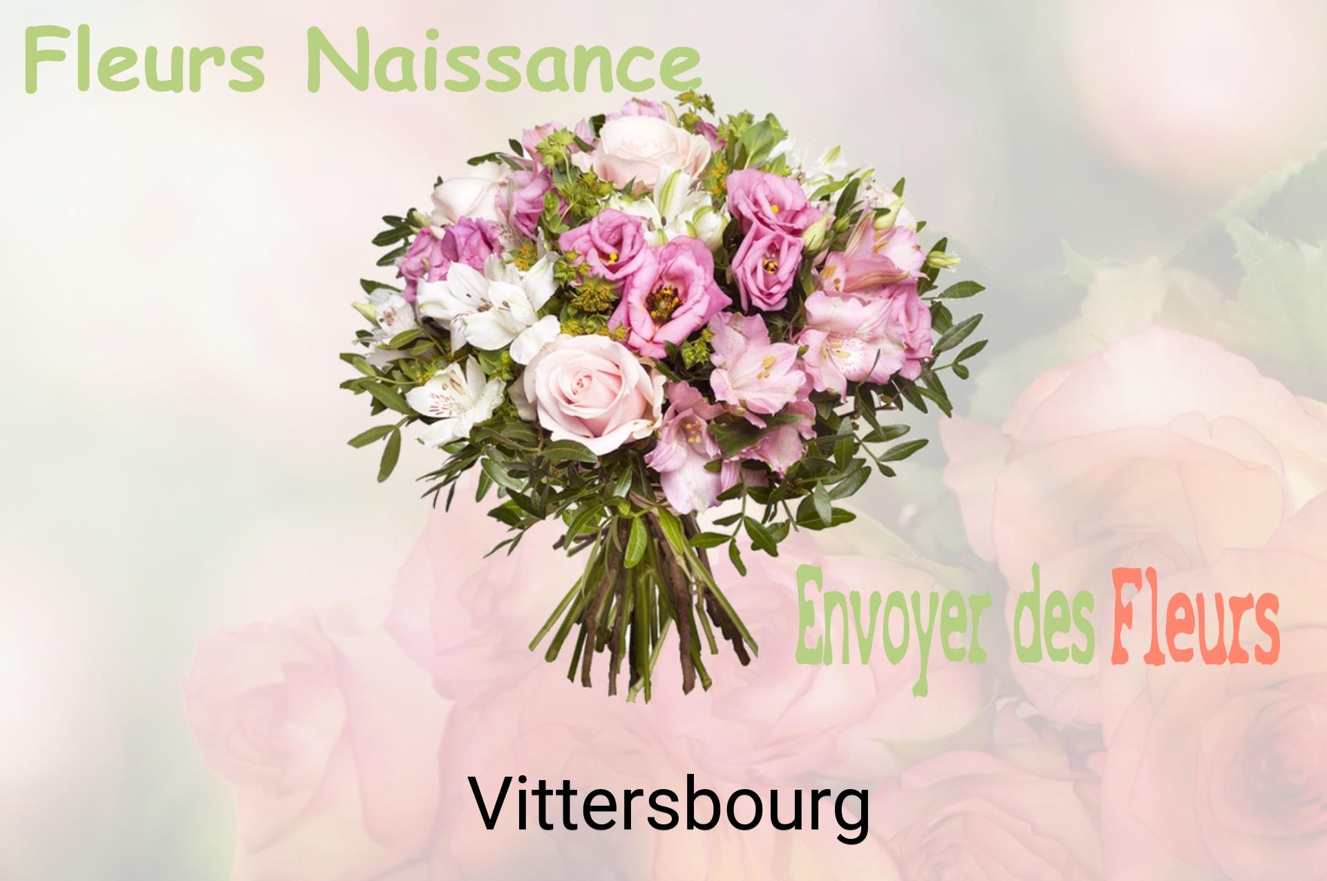 Bouquet de fleurs de naissance livré à Vittersbourg